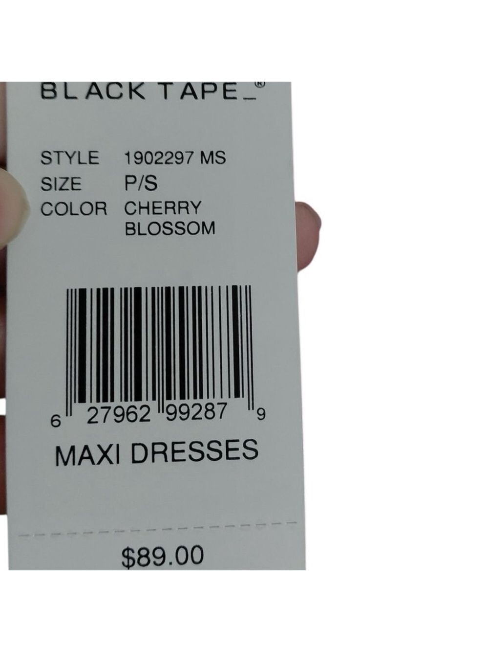 Black Tape Petite Small Cherry Blossom Maxi Dress - Picture 5 of 8